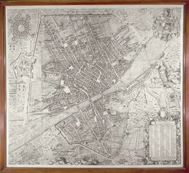Mapa Florencie, 1584